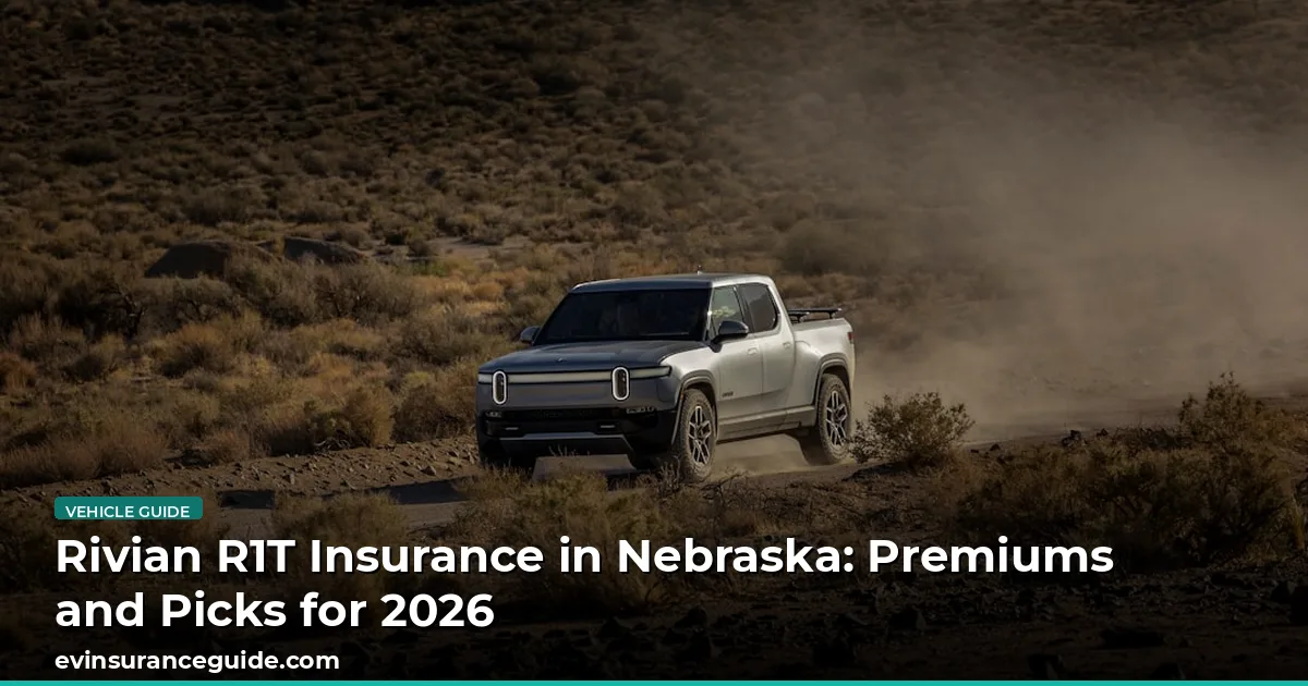 Rivian R1T Insurance in Nebraska: Premiums and Picks for 2026