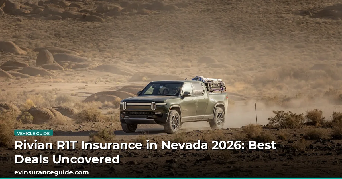 Rivian R1T Insurance in Nevada 2026: Best Deals Uncovered