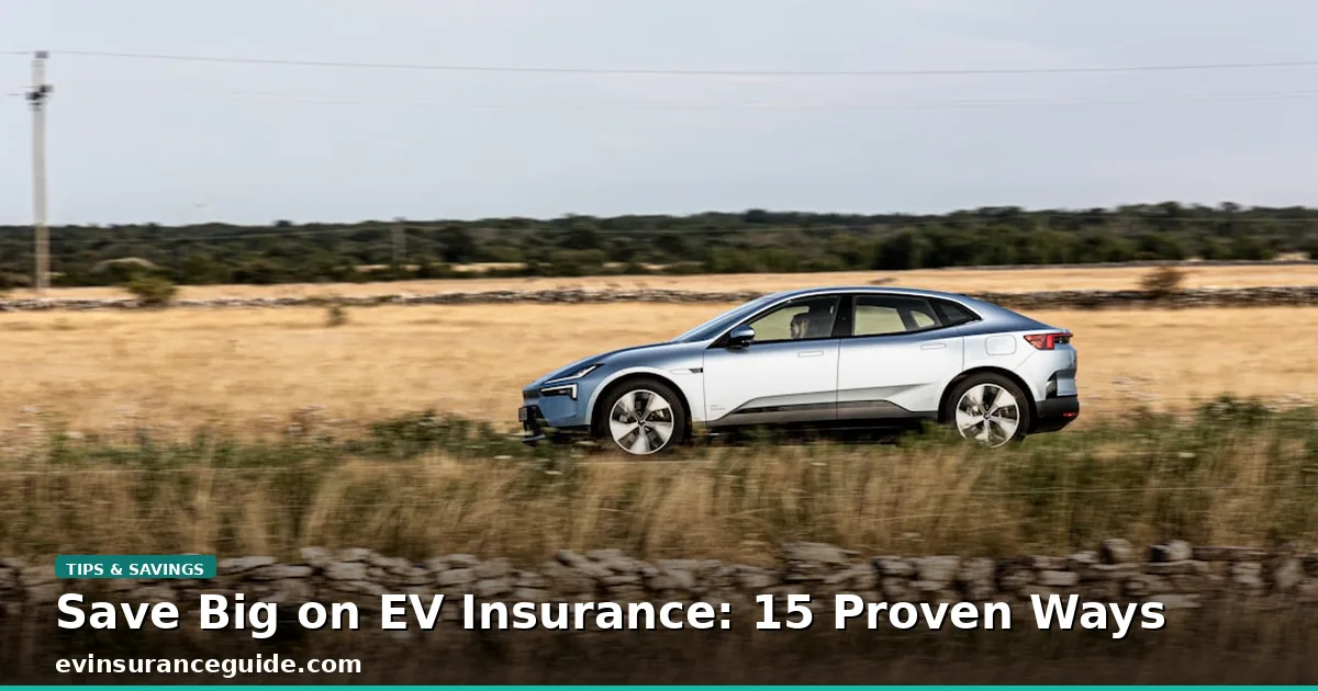 Save Big on EV Insurance: 15 Proven Ways