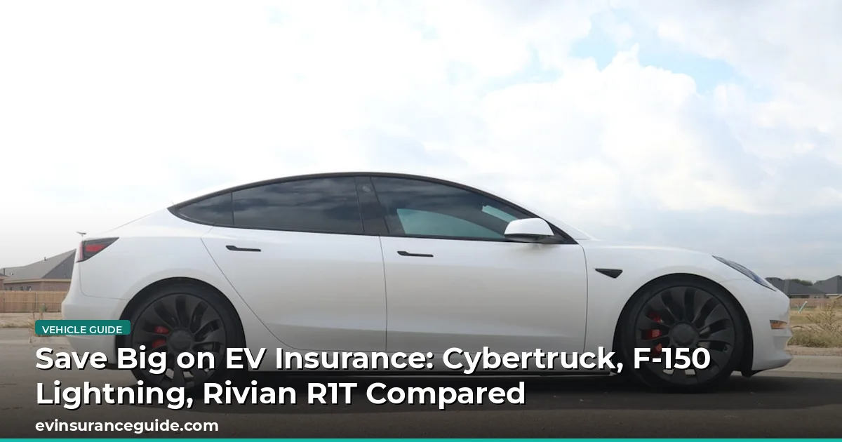 Save Big on EV Insurance: Cybertruck, F-150 Lightning, Rivian R1T Compared