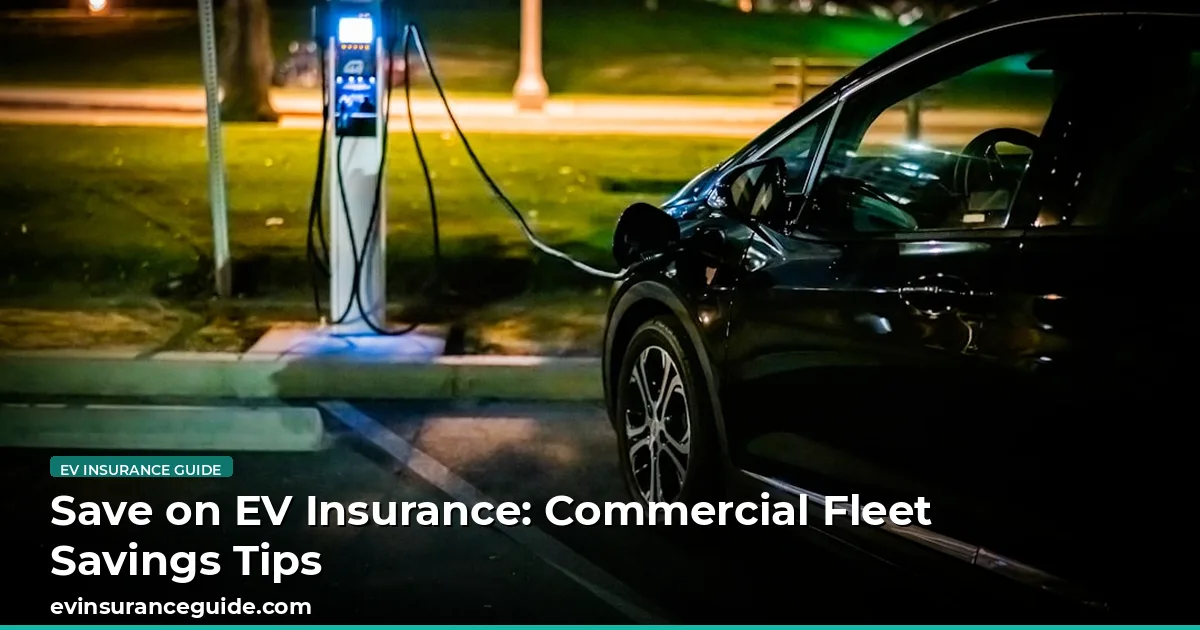 Save on EV Insurance: Commercial Fleet Savings Tips