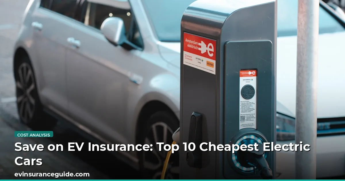 Save on EV Insurance: Top 10 Cheapest Electric Cars