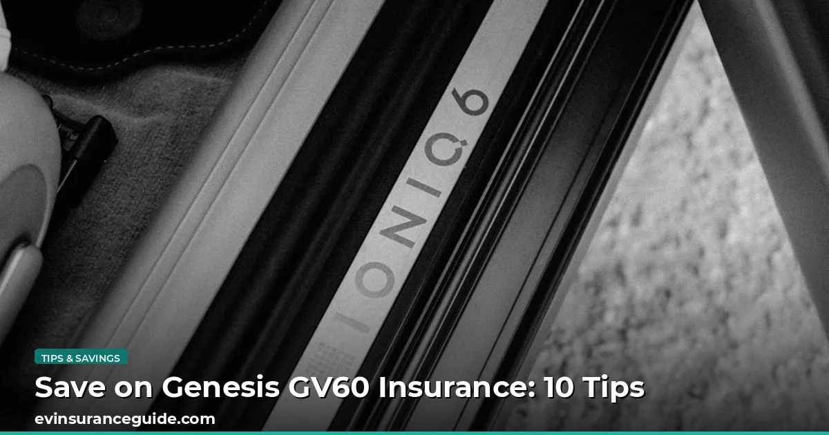 Save on Genesis GV60 Insurance: 10 Tips