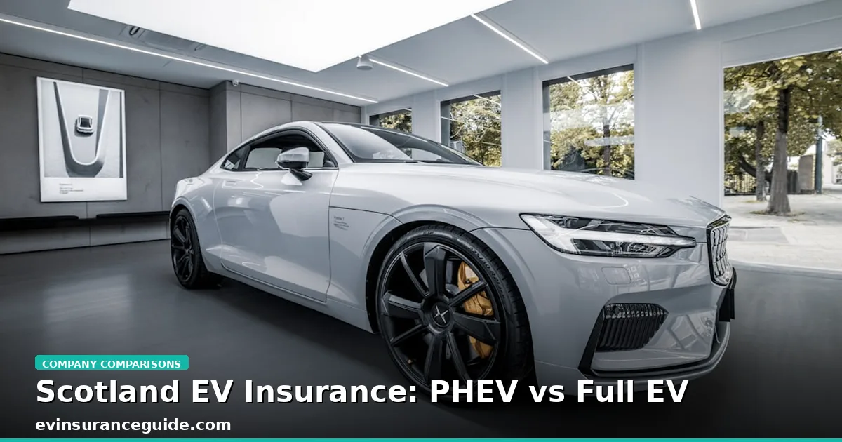 Scotland EV Insurance: PHEV vs Full EV