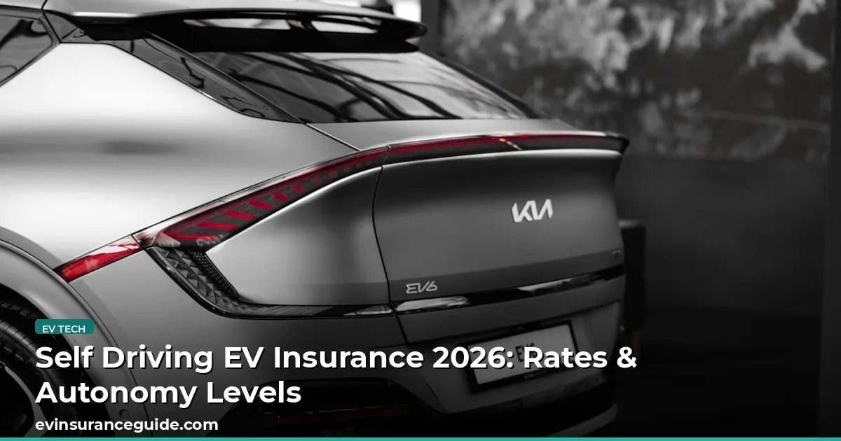 Self Driving EV Insurance 2026: Rates & Autonomy Levels