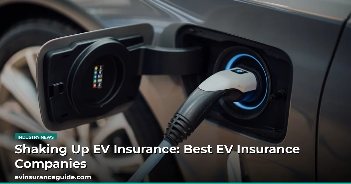 Shaking Up EV Insurance: Best EV Insurance Companies