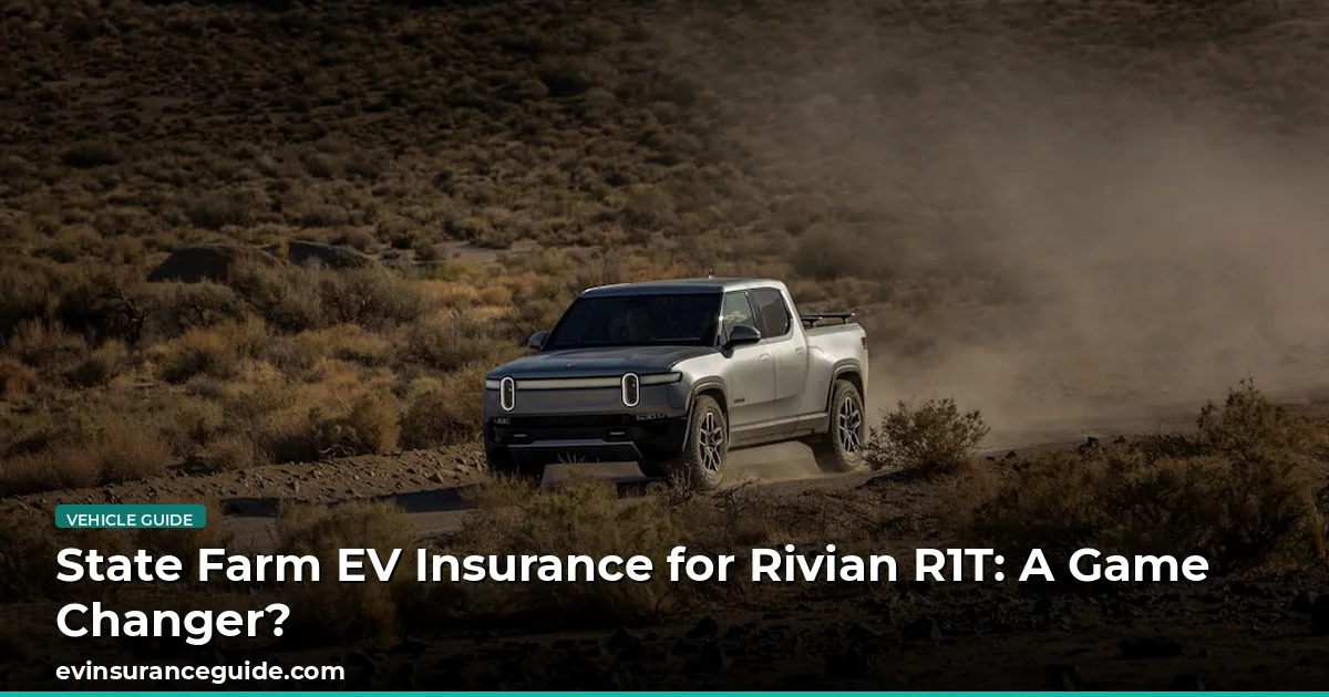 State Farm EV Insurance for Rivian R1T: A Game Changer?