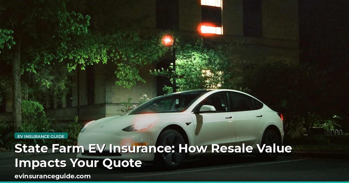 State Farm EV Insurance: How Resale Value Impacts Your Quote