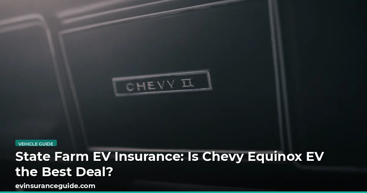 State Farm EV Insurance: Is Chevy Equinox EV the Best Deal?