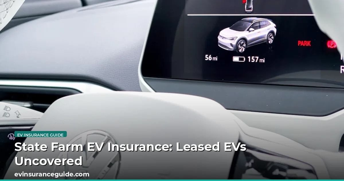 State Farm EV Insurance: Leased EVs Uncovered