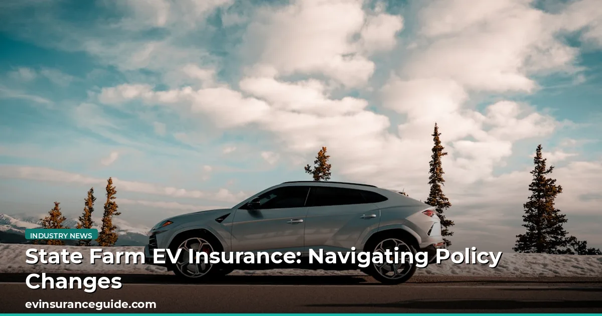 State Farm EV Insurance: Navigating Policy Changes