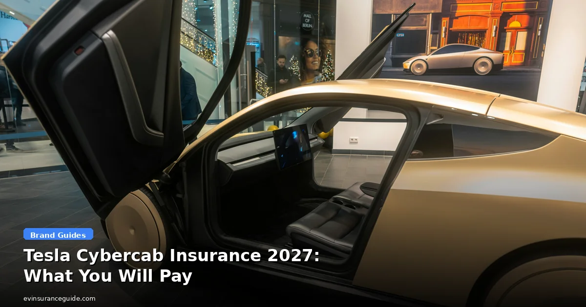 Tesla Cybercab Insurance 2027: What You Will Pay & How Coverage Works