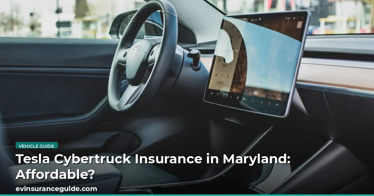 Tesla Cybertruck Insurance in Maryland: Affordable?