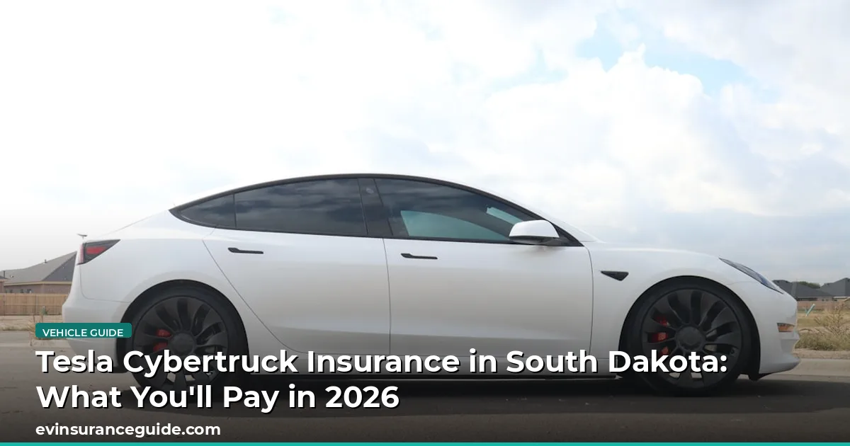 Tesla Cybertruck Insurance in South Dakota: What You'll Pay in 2026