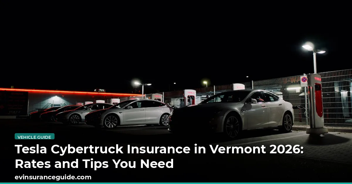 Tesla Cybertruck Insurance in Vermont 2026: Rates and Tips You Need