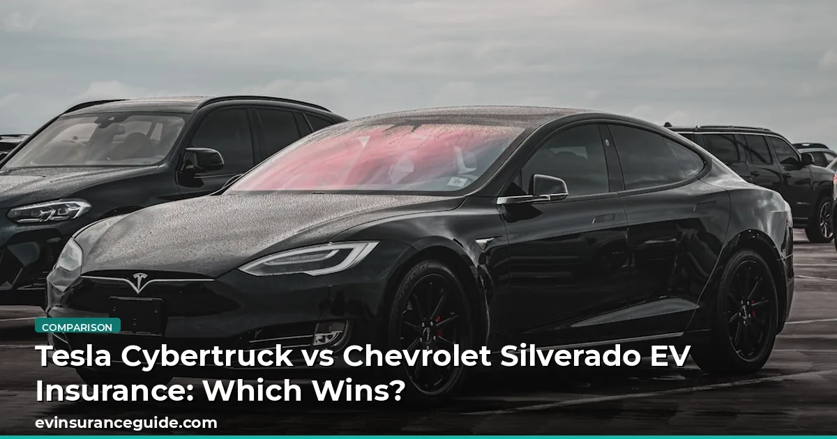 Tesla Cybertruck vs Chevrolet Silverado EV Insurance: Which Wins?