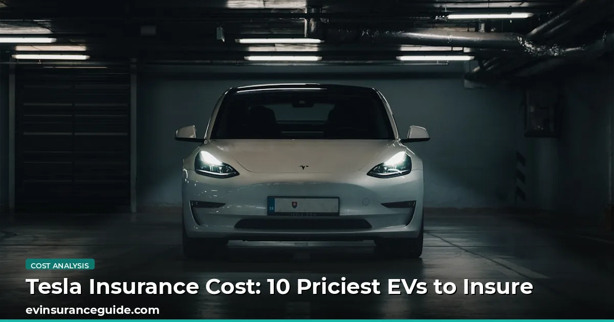 Tesla Insurance Cost: 10 Priciest EVs to Insure