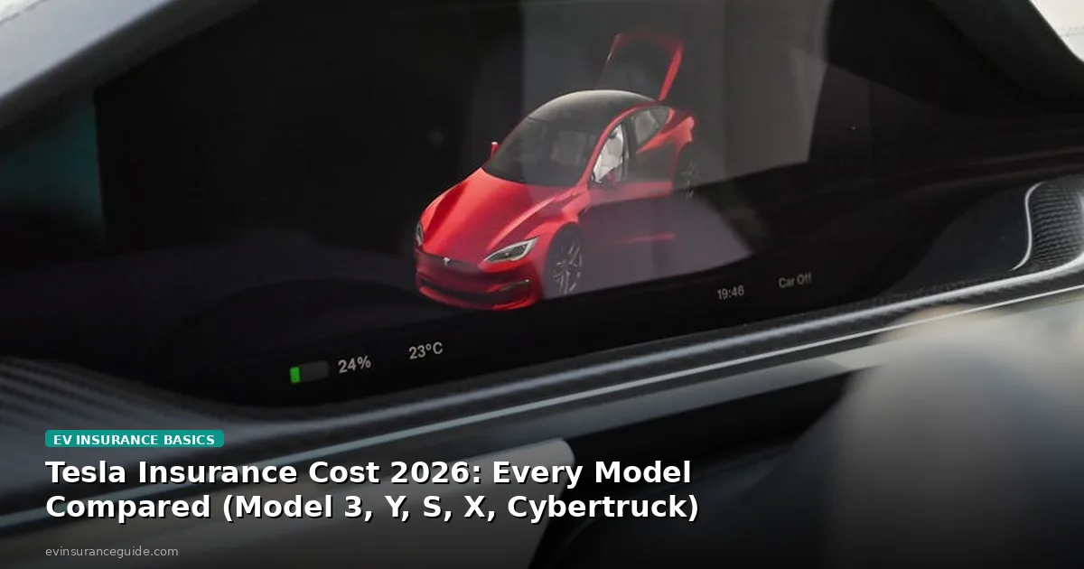 Tesla Insurance Cost 2026: Every Model Compared (Model 3, Y, S, X, Cybertruck)