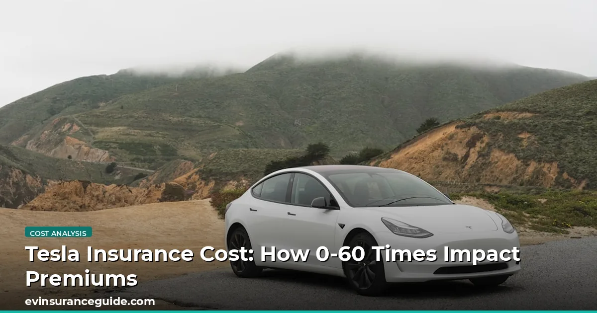Tesla Insurance Cost: How 0-60 Times Impact Premiums