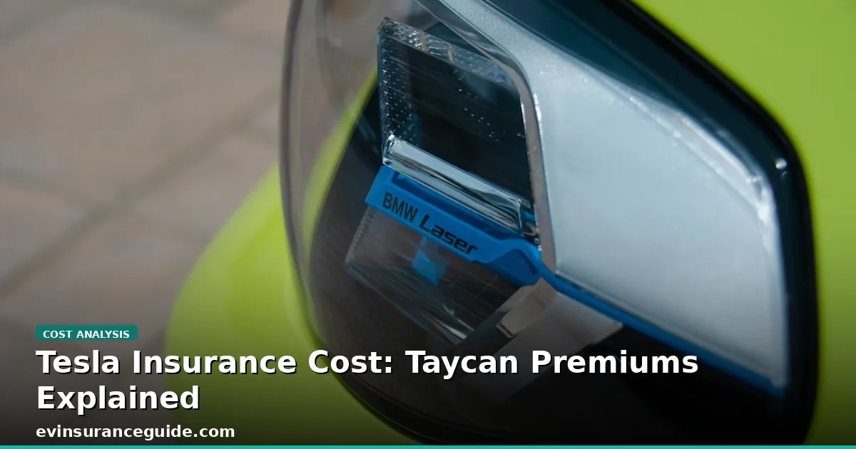 Tesla Insurance Cost: Taycan Premiums Explained