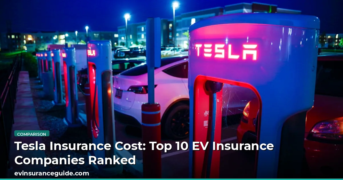 Tesla Insurance Cost: Top 10 EV Insurance Companies Ranked