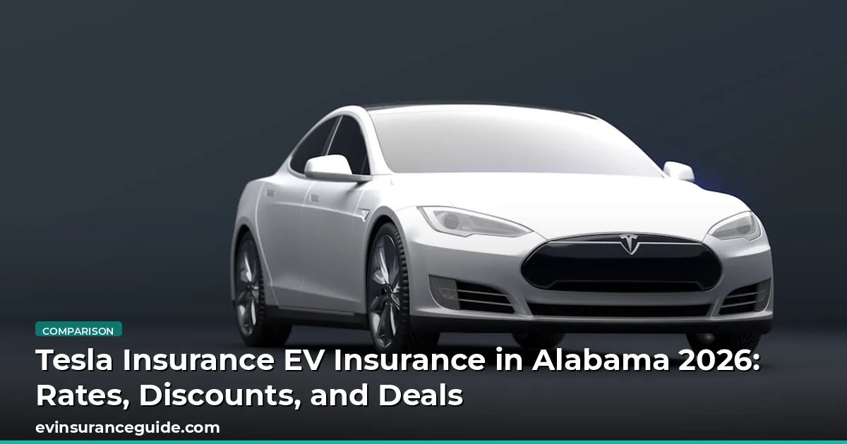 Tesla Insurance EV Insurance in Alabama 2026: Rates, Discounts, and Deals