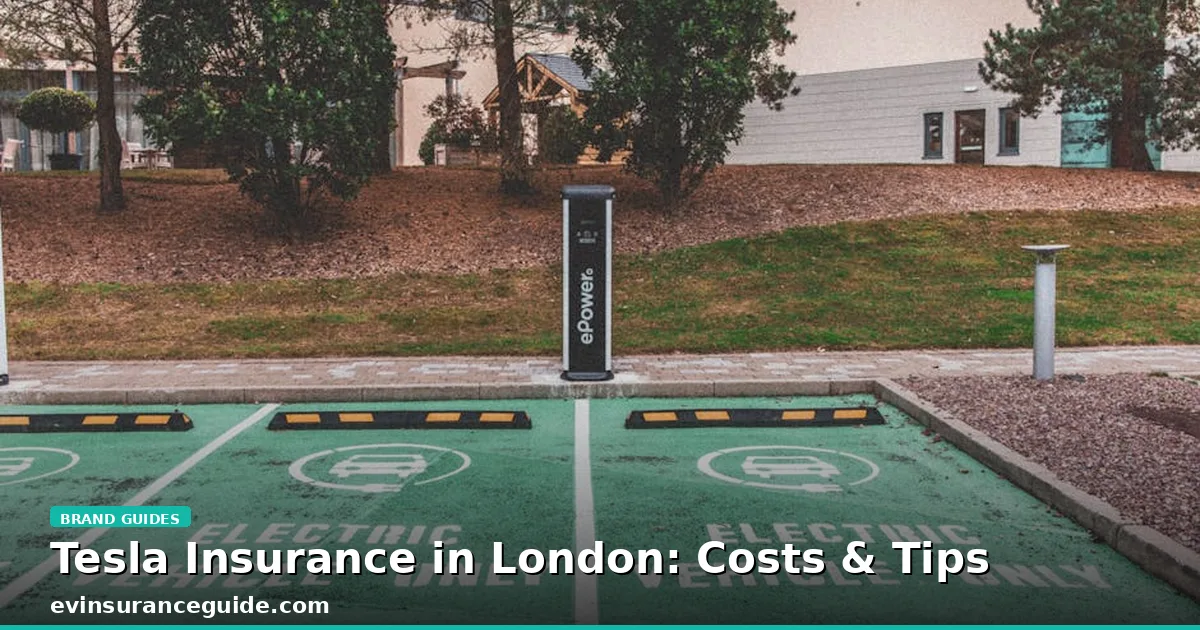 Tesla Insurance in London: Costs & Tips