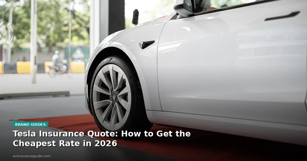 Tesla Insurance Quote: How to Get the Cheapest Rate in 2026