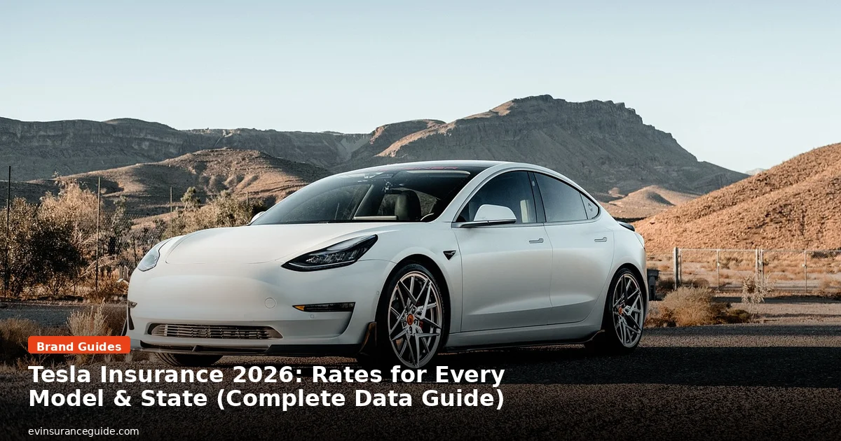 Tesla Insurance 2026: Rates for Every Model & State (Complete Data Guide)