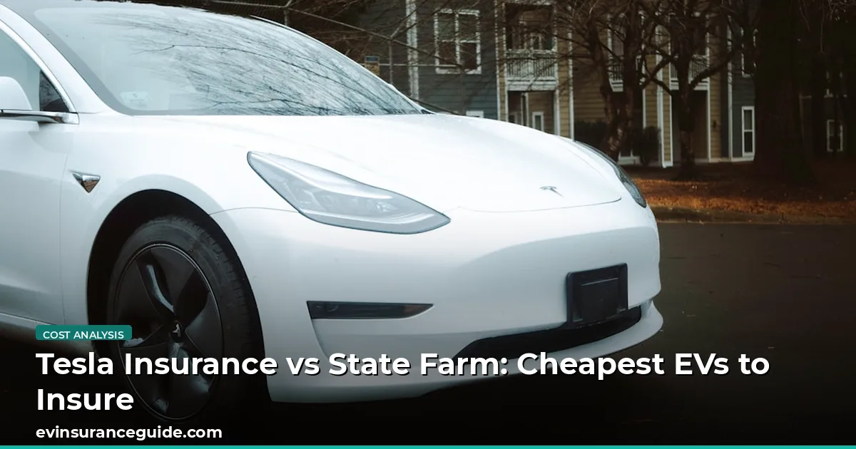 Tesla Insurance vs State Farm: Cheapest EVs to Insure