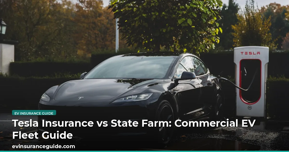 Tesla Insurance vs State Farm: Commercial EV Fleet Guide
