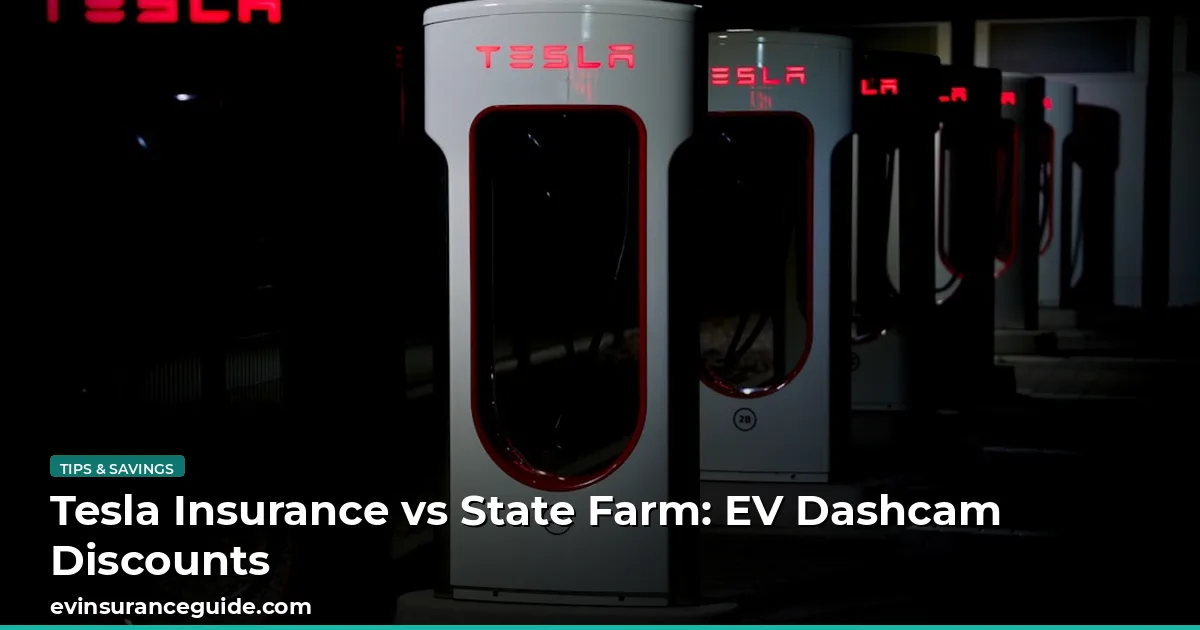 Tesla Insurance vs State Farm: EV Dashcam Discounts