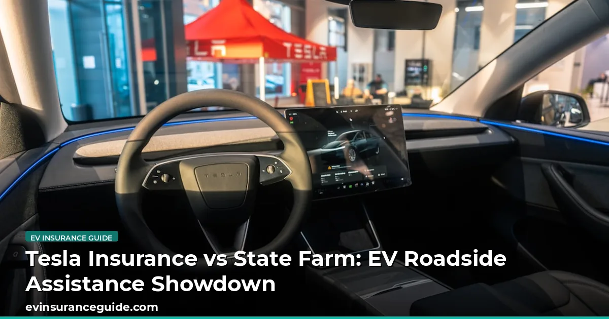 Tesla Insurance vs State Farm: EV Roadside Assistance Showdown