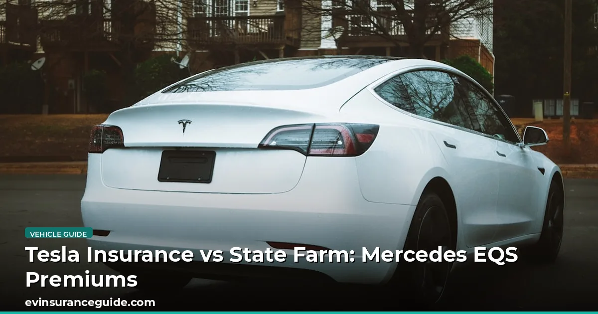 Tesla Insurance vs State Farm: Mercedes EQS Premiums