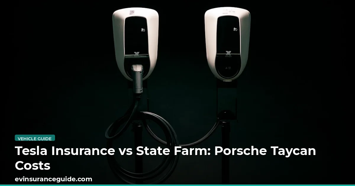 Tesla Insurance vs State Farm: Porsche Taycan Costs
