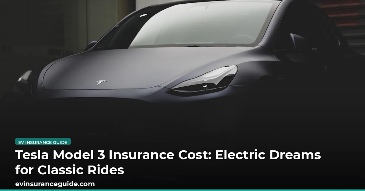Tesla Model 3 Insurance Cost: Electric Dreams for Classic Rides