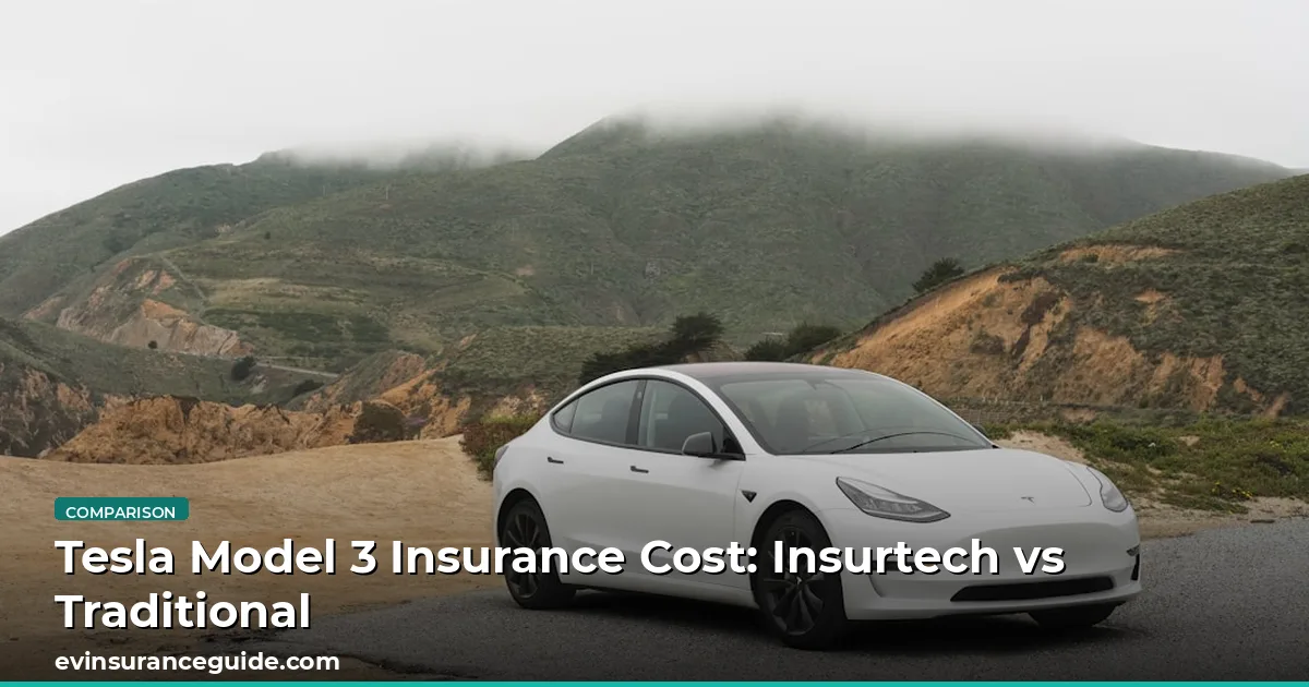 Tesla Model 3 Insurance Cost: Insurtech vs Traditional