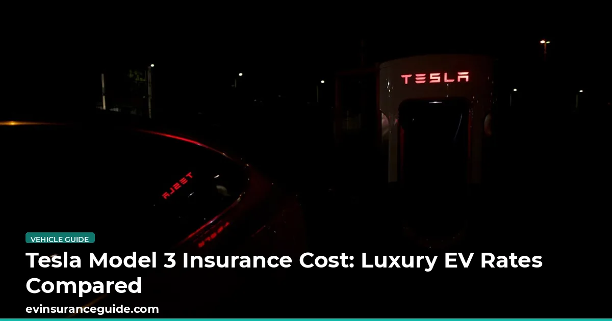 Tesla Model 3 Insurance Cost: Luxury EV Rates Compared