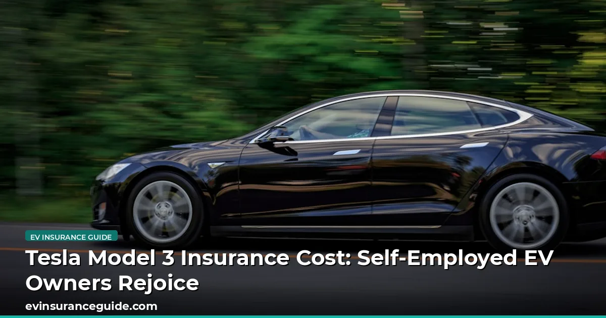 Tesla Model 3 Insurance Cost: Self-Employed EV Owners Rejoice