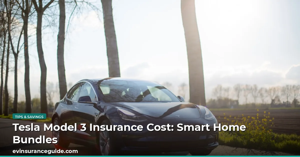 Tesla Model 3 Insurance Cost: Smart Home Bundles