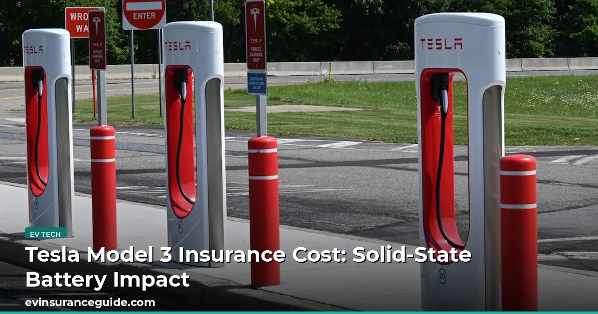 Tesla Model 3 Insurance Cost: Solid-State Battery Impact