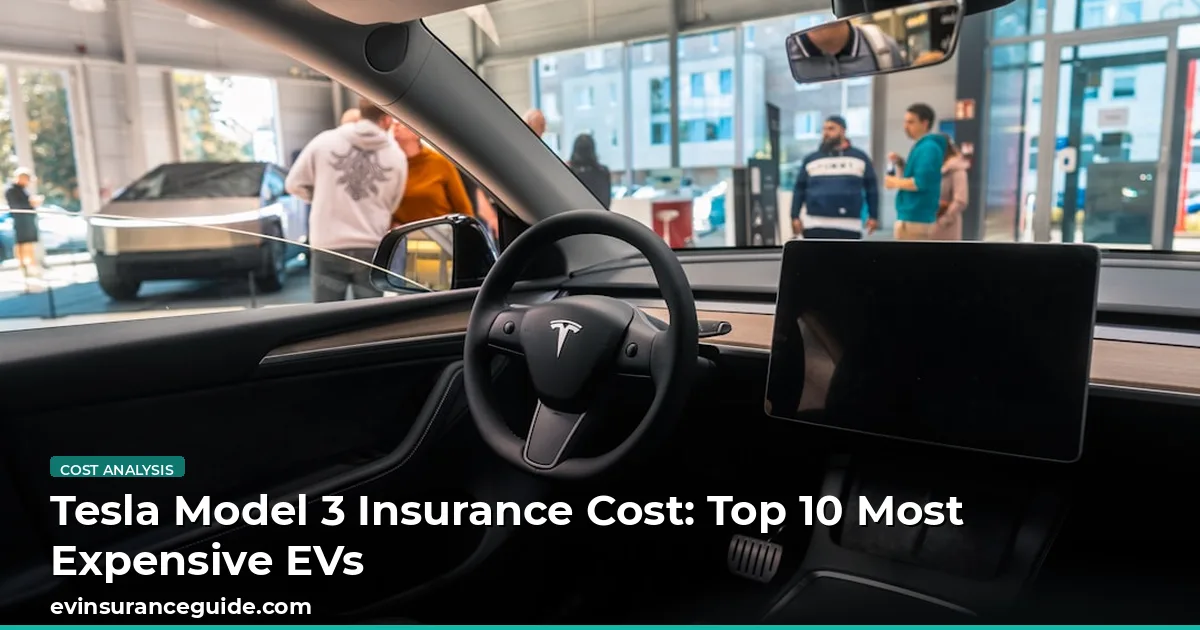 Tesla Model 3 Insurance Cost: Top 10 Most Expensive EVs