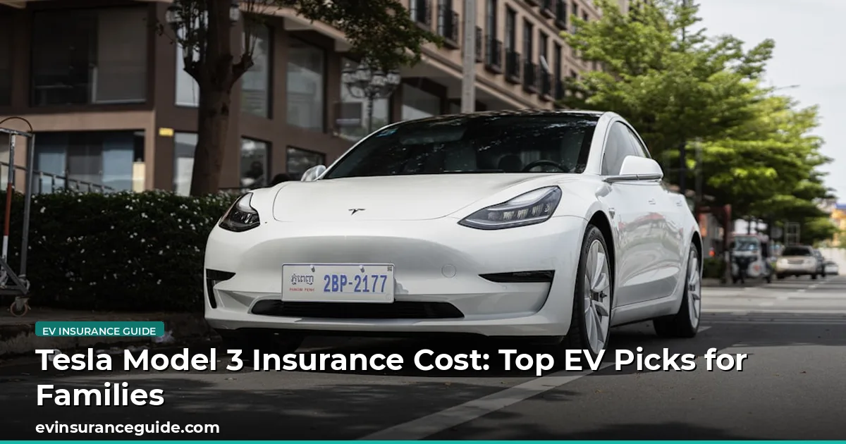 Tesla Model 3 Insurance Cost: Top EV Picks for Families
