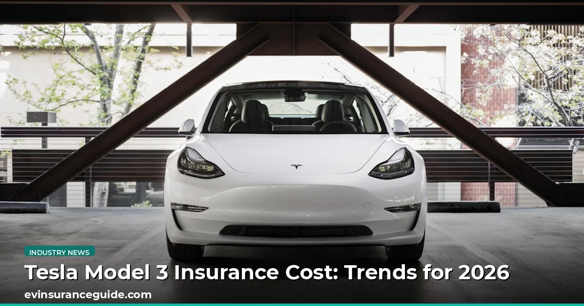 Tesla Model 3 Insurance Cost: Trends for 2026