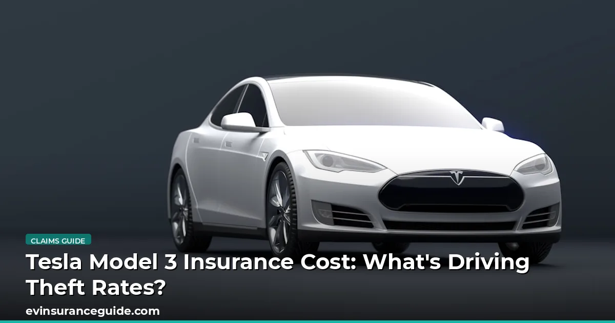 Tesla Model 3 Insurance Cost: What's Driving Theft Rates?