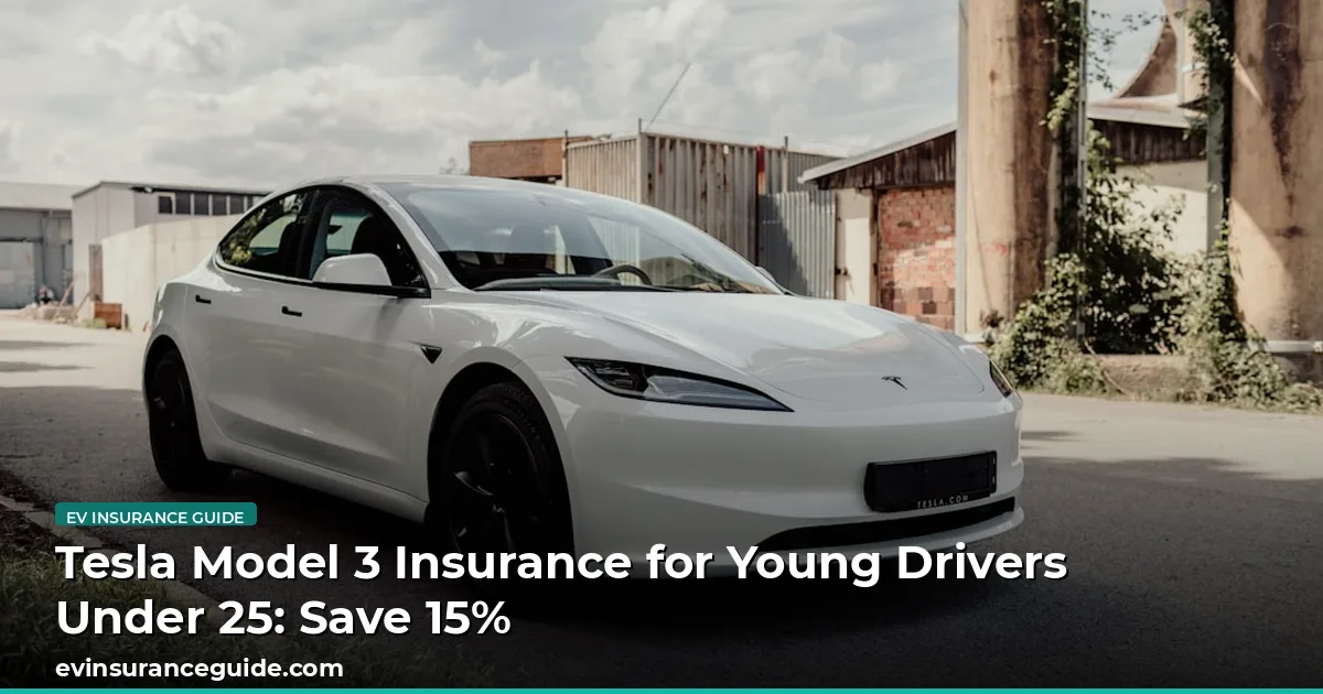 Tesla Model 3 Insurance for Young Drivers Under 25: Save 15%