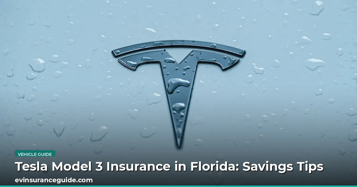 Tesla Model 3 Insurance in Florida: Savings Tips