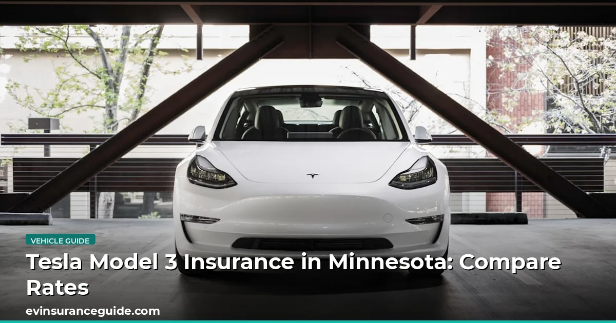 Tesla Model 3 Insurance in Minnesota: Compare Rates