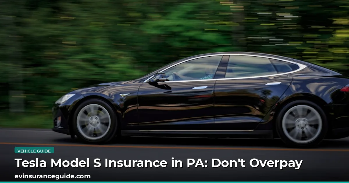 Tesla Model S Insurance in PA: Don't Overpay