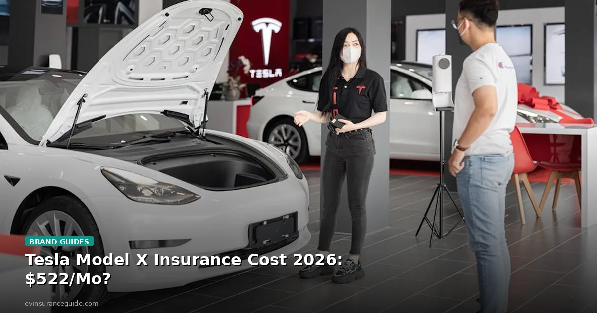 Tesla Model X Insurance Cost 2026: $522/Mo?